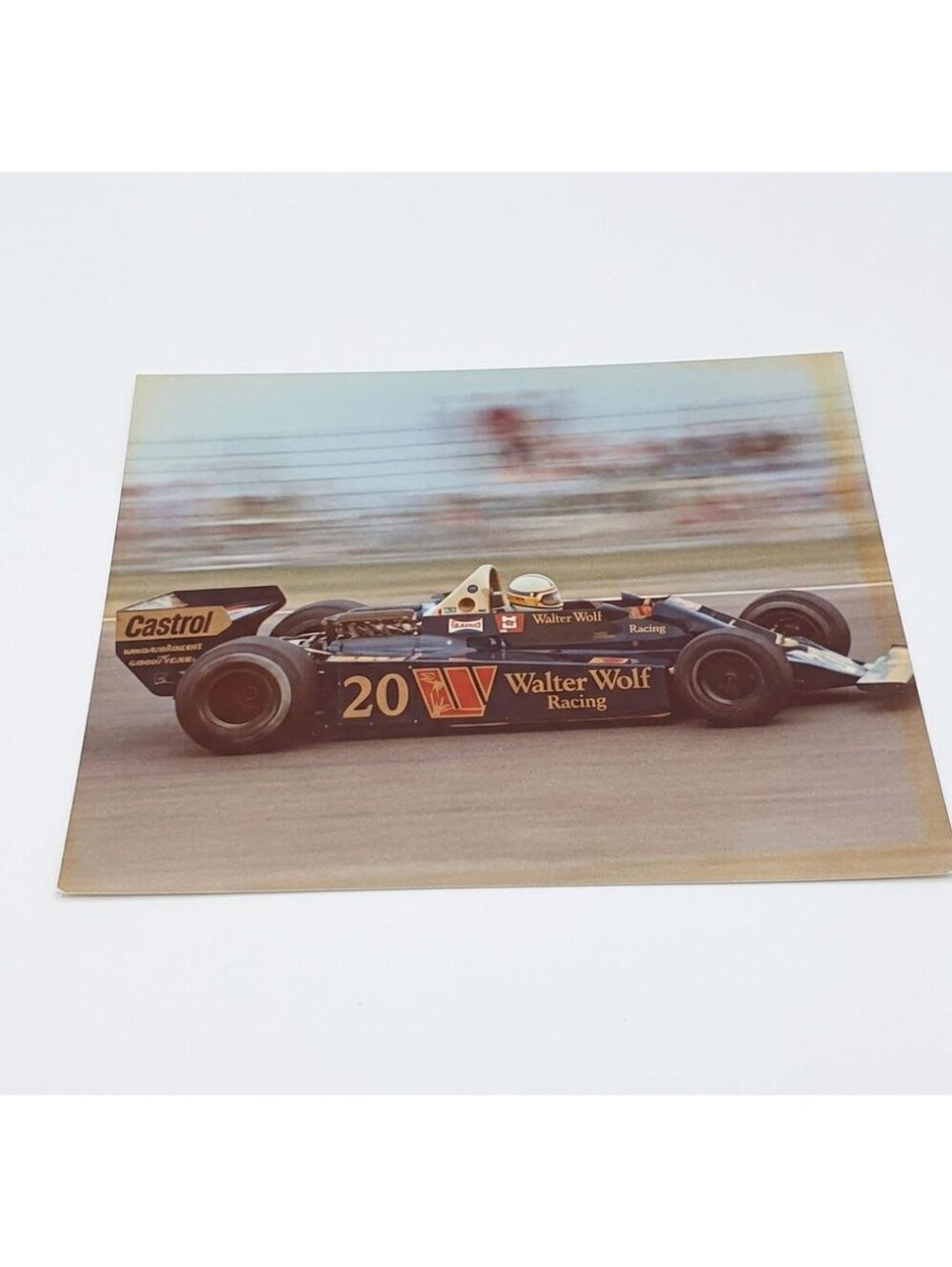 Original 1978 Walter Wolf Racing #20 F1 8x10 Photo Jody Scheckter Watkins Glen